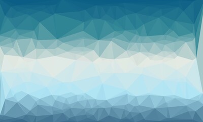 Obraz premium vibrant creative blue gradient background with poly pattern