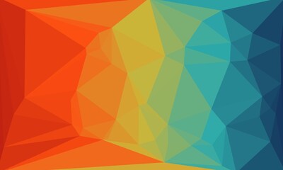 vibrant abstract colorful polygonal background