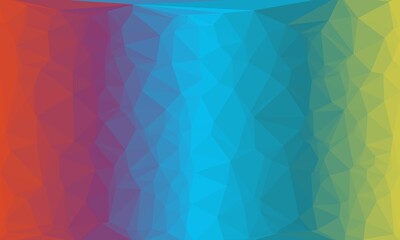 Obraz premium vibrant colorful geometric background with mosaic design