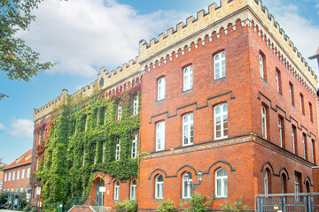 Fototapeta premium local court (in german Amtsgericht) Luneburg (in german Lüneburg) Lower Saxony (in german Niedersachsen) Germany