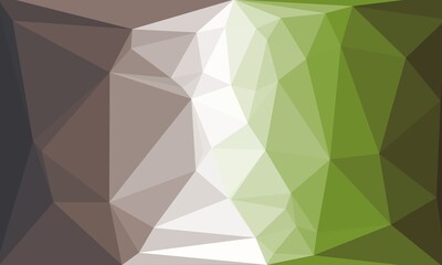 vibrant creative prismatic background with polygonal pattern