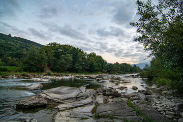 Beautiful Carpathian landscape National Park. Carpathian, Ukraine, Europe. Beauty world.