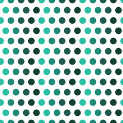 Seamless pattern with green dots.
