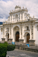 Fototapeta na wymiar central park in guatemala