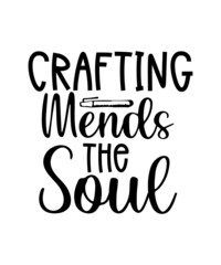 Obraz premium Crafters SVG Bundle, Craft SVG, Crafting SVG, Craft Room svg, Funny Craft Quote svg, Vinyl svg, Sewing svg, Scrapbooking, Cut File Cricut,Crafters SVG bundle by Oxee, Craft SVG, Crafting SVG, Craft Ro