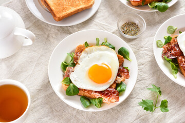 Open faced sandwich