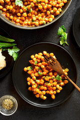 Crispy roasted chickpeas