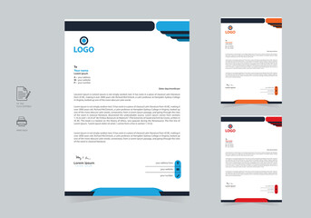 Corporate Official Creative Modern Abstract Letterhead Design