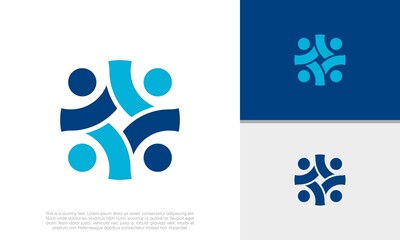 Human Resources Consulting Company, Global Community Logo. Social Networking logo designs.