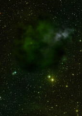 Small part of an infinite star field