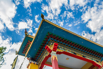 Fototapeta premium Dechen Choekhor Buddhist Monastry Kullu 