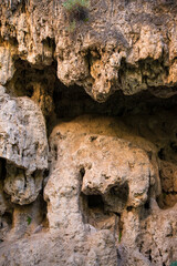 Rock background. Symphony of Stones or Basalt Organ