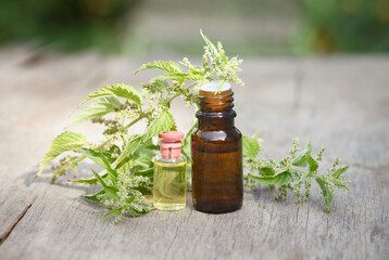 nettle essential oil container