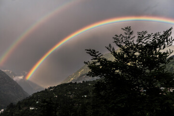 Multiple Rainbows in the sky