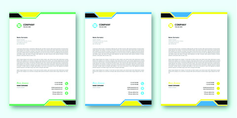 Professional creative letterhead template design for your business