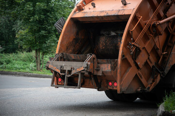 Obraz premium old truck on the road