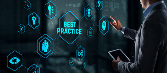 Best Practice Business Technology Internet successful business concept