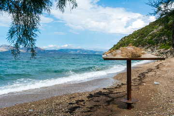 Small beach in Attica, Greece