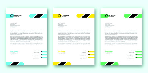 Professional creative letterhead template design for your business