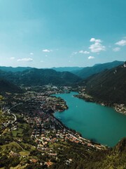 Fototapeta premium view from the lake
