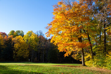 Montebello, Quebec, Canada in Fall