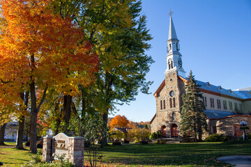 Montebello, Quebec, Canada in Fall