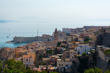 Obraz premium Morning walk in old part of Gaeta, ancient Italian city in province Latina
