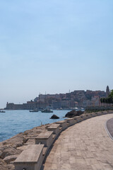 Morning walk in old part of Gaeta, ancient Italian city in province Latina