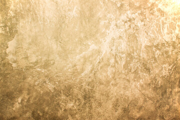 An old, yellowed concrete wall with scuffs and damage. Yellow background with concrete texture.