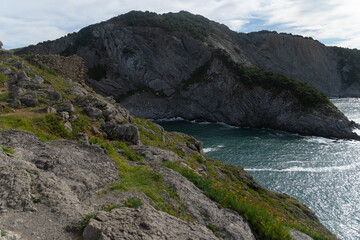 Fototapeta na wymiar Nature on cliff
