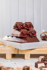 Delicious Cookie Chocolate Red Velvet Classic White Strawberry Cherry Sweet Dessert