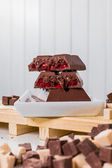 Delicious Cookie Chocolate Red Velvet Classic White Strawberry Cherry Sweet Dessert