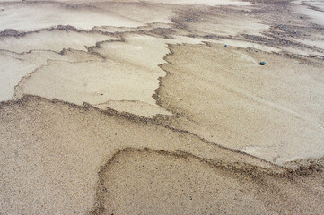 Sea sand. Sandy background. Sandy texture. Natural sea sand and river sand.