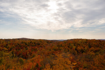 Fototapeta premium Parc des Montagnes Noires, QC, Canada