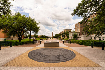 View of Texas A&M University in College Station, Texas - Powered by Adobe