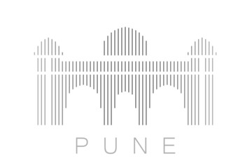 Vertical Bars Pune Landmark Skyline