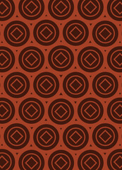 Abstract gradient lines orange background