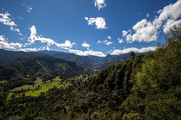 landscape with clouds