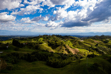 landscape with clouds