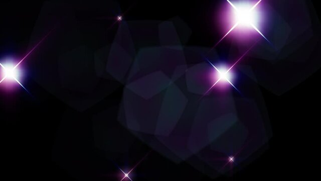 Camera Flashes looping continuously with flares. Simulation of Paparazzi real camera flashes. Magenta Retro and Fashion Version. (More flashy colors in our portfolio collection)