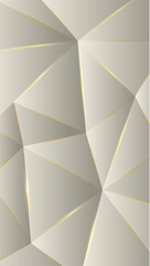 polygon, abstract cream, gunmetal gray gradient wallpaper background vector illustration