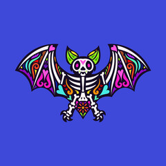 Bat Dia de muertos, Day of the dead