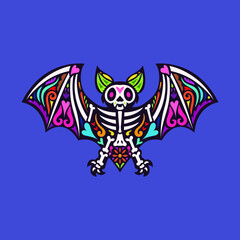 Bat Dia de muertos, Day of the dead