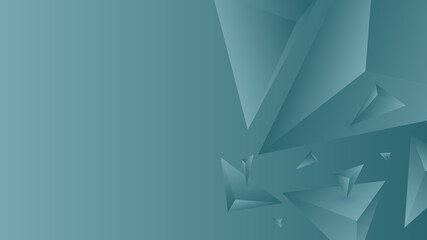 polygon, abstract cyan, blue gray gradient wallpaper background vector illustration