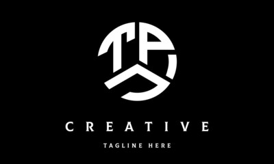 TPJ circle three letter logo