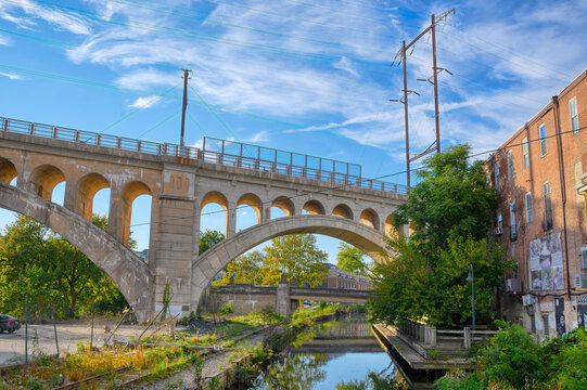 Manayunk Railroad Bridge in Philadelphia