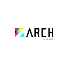 Arch. Logo template.