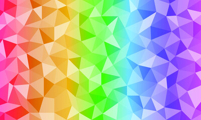 Abstract Triangular Gradient Polygon Background , Vector