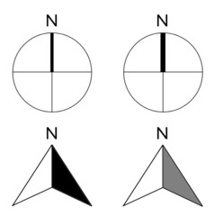 north compass icon