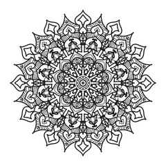 Mehndi  Indian Henna tattoo pattern or background